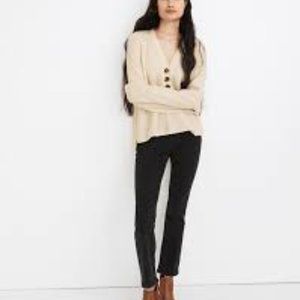 Madewell Ribbed Lyle Sweater XS Cream